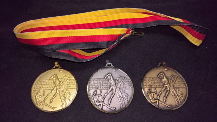 Pokale, Medaillen und  Ehrenpreise.